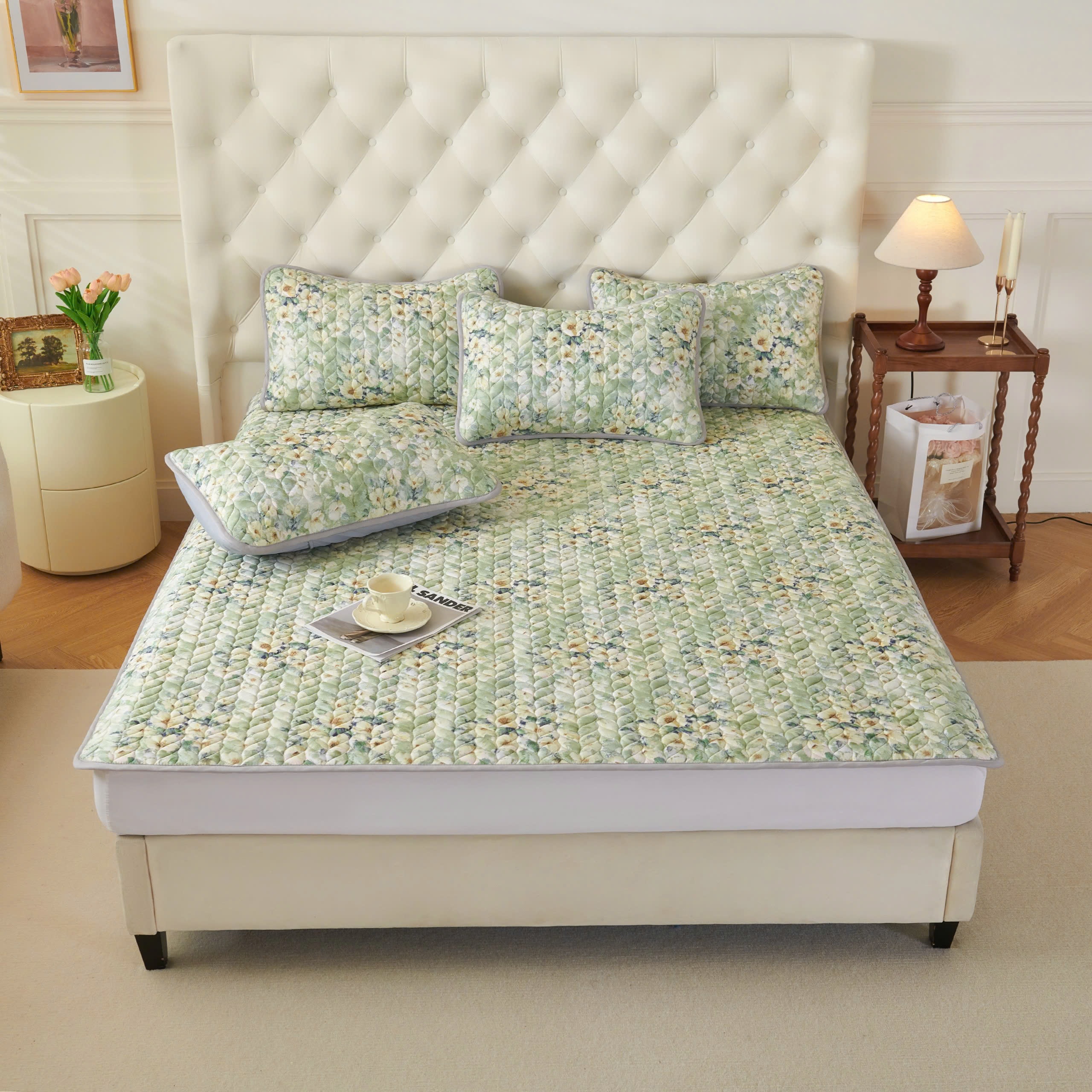 BỘ TRẢI CELLULOSE CHẦN CAO SU THIÊN NHIÊN - SHIZU M01/ 180*200cm (1077 - 01)