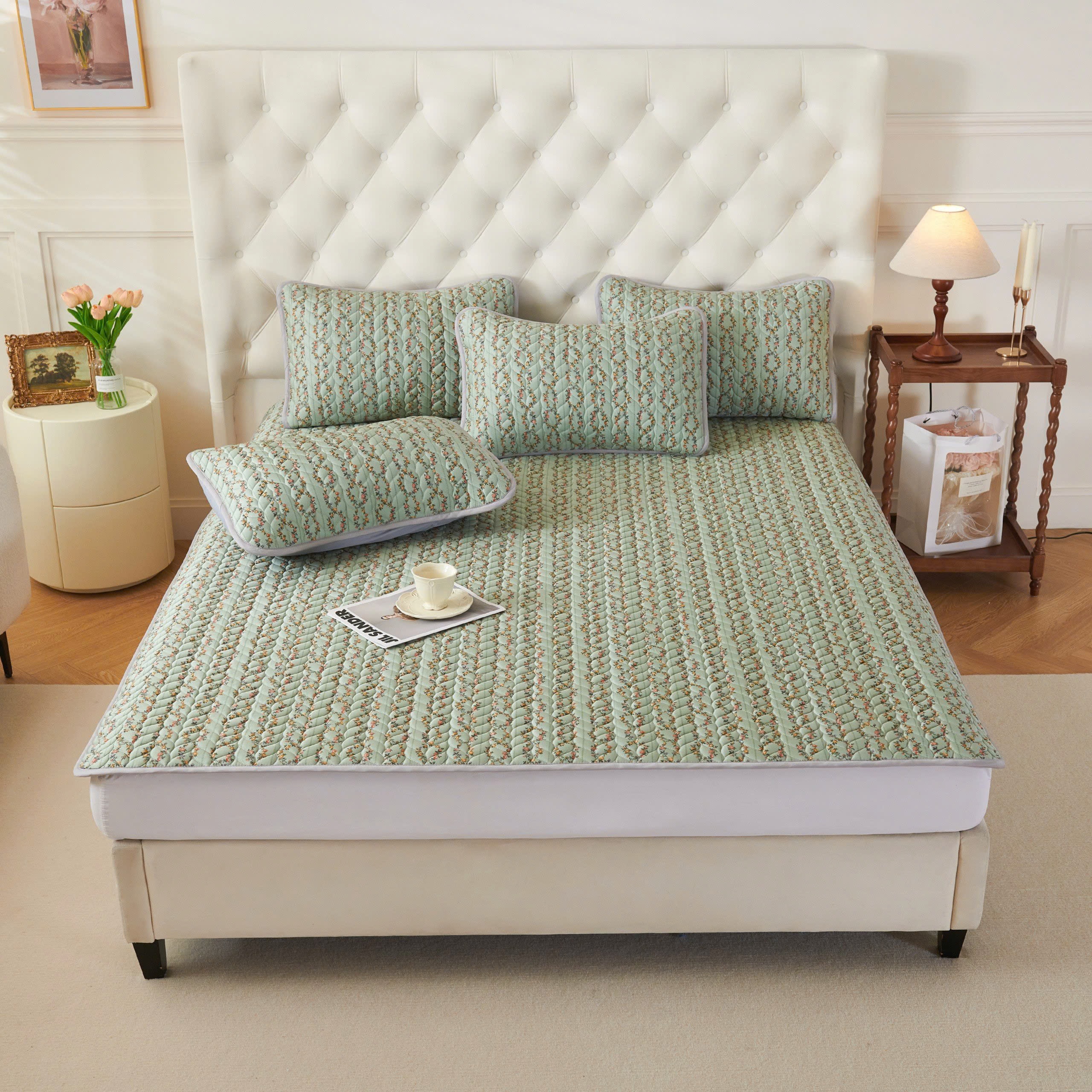 BỘ TRẢI CELLULOSE CHẦN CAO SU THIÊN NHIÊN - SHIZU M06/ 180*200cm (1077 - 06)